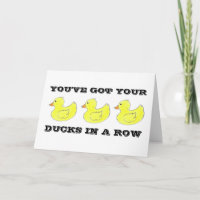 Gefeliciteerd, gefeliciteerd met de Kaart Duck
