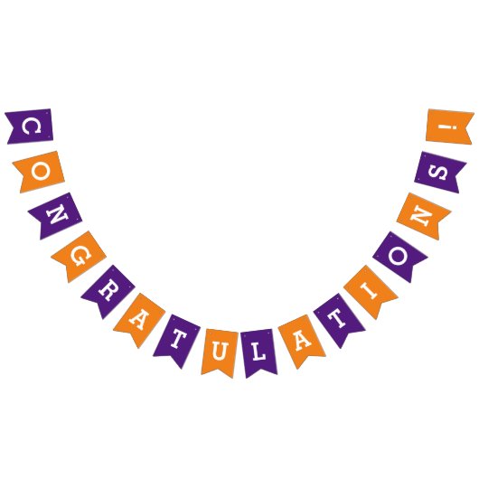 Gefeliciteerd gekleurde wimpel banner feestvlaggen (Alle)