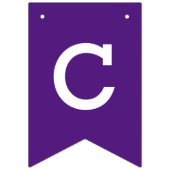 Gefeliciteerd gekleurde wimpel banner feestvlaggen (Eerste vlag)
