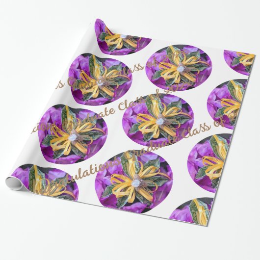 Gefeliciteerd geld cadeaupapier (Uitgerold)