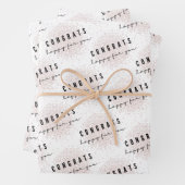 Gefeliciteerd Gelukkig Voor Jou Inpakpapier Set (In situ)