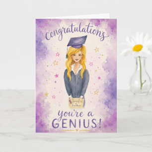 Gefeliciteerd Genie! Kaart