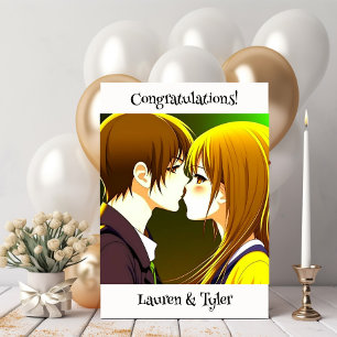 Gefeliciteerd gepersonaliseerde bruiloft kaart