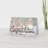 Gefeliciteerd Gepersonaliseerde Kaart (Voorkant)