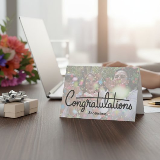 Gefeliciteerd Gepersonaliseerde Kaart