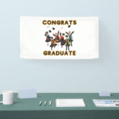 Gefeliciteerd Geslaagd 1.6x3 Vinyl Banner (Beurs)