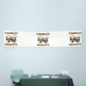 Gefeliciteerd Geslaagd 2.5x12 Vinyl Banner (Beurs)