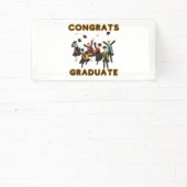 Gefeliciteerd Geslaagd 2x1 Vinyl Banner (Insitu)
