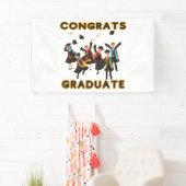 Gefeliciteerd Geslaagd 3x5 Vinyl Banner (Insitu)