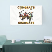 Gefeliciteerd Geslaagd 3x5 Vinyl Banner (Beurs)