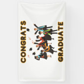 Gefeliciteerd Geslaagd 3x5 Vinyl Banner (Verticaal)