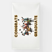 Gefeliciteerd Geslaagd 6x10 Vinyl Banner (Verticaal)