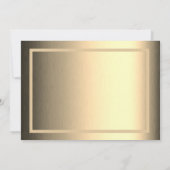 Gefeliciteerd Geslaagd Aangepaste foto goud Afstud Aankondiging (Achterkant)