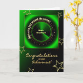 GEFELICITEERD/GESLAAGD - ABSTRACT KAART (Gele Bloem)