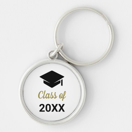 Gefeliciteerd Geslaagd Klas Van Elk Jaar Afstudeer Sleutelhanger (Voorkant)