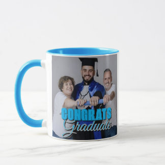 Gefeliciteerd Geslaagd Moderne Eenvoudige Aangepas Mok