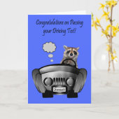 Gefeliciteerd, geslaagd rijexamen Kaart (Gele Bloem)