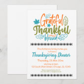 Gefeliciteerd, gezegend kaart (Voorkant / Achterkant)