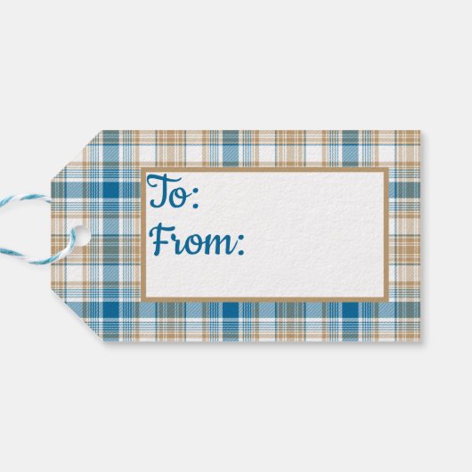 Gefeliciteerd Gift Bag Cadeaulabel (Achterkant Horizontaal)