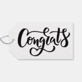 Gefeliciteerd Gift Labels Cadeaulabel (Achterkant Horizontaal)