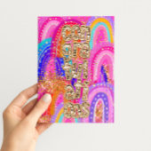 Gefeliciteerd Glitter Kaart