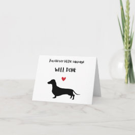 Gefeliciteerd, goed gedaan kaart