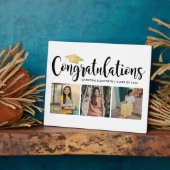 Gefeliciteerd Gold 3 Foto 2025 Afstuderen Fotoplaat (Zijkant)