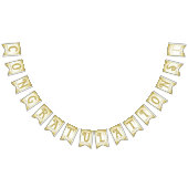 ☆ GEFELICITEERD ☆ Gold Confetti Vlaggetjes (Alle)