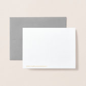 Gefeliciteerd Gold Foil Brush Folie Kaarten (Met envelop)