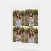 Gefeliciteerd Grad Feest Script 4 Foto Collage Acryl Bord (Hoek)