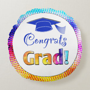 Gefeliciteerd Grad Kleuren, Leuk Rond Kussen