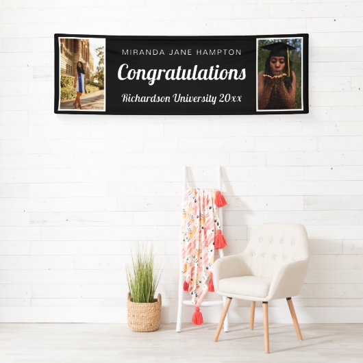 Gefeliciteerd GraduatePhoto Spandoek (Insitu)