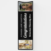 Gefeliciteerd GraduatePhoto Spandoek (Verticaal)