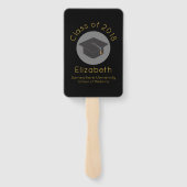 Gefeliciteerd Graduates Class van 2018 Handwaaier (Achterkant)