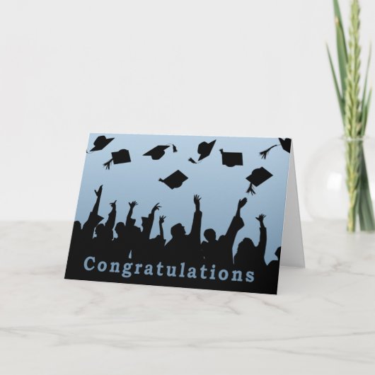 Gefeliciteerd Graduates Kaart (Voorkant)