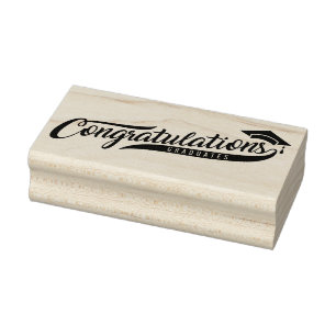 Gefeliciteerd Graduates Rubberstempel