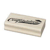 Gefeliciteerd Graduates Rubberstempel (Stempel)