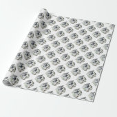 Gefeliciteerd, Graduation Cap en diploma Cadeaupapier (Uitgerold)