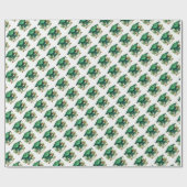 Gefeliciteerd, Graduation Cap en diploma Cadeaupapier (Vlak)