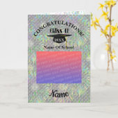 Gefeliciteerd Graduation Cap Foto Kaart (Gele Bloem)