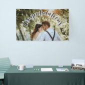 GEFELICITEERD Grey OVERLAY TEKST Partij Banner (Beurs)