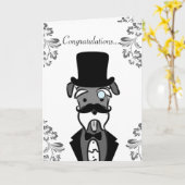 Gefeliciteerd Groom Kaart (Gele Bloem)