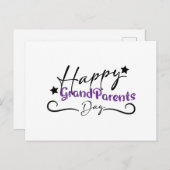 Gefeliciteerd grootouderenkaart briefkaart (Voorkant / Achterkant)