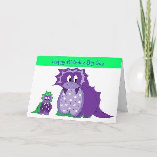 Gefeliciteerd grote kerel kaart (Voorkant)