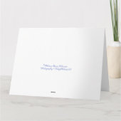 Gefeliciteerd: grote witte rozen bruiloft kaart (Achterkant)