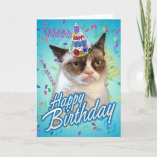 Gefeliciteerd Grumpy Cat Kaart