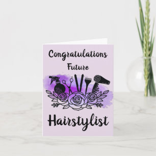 Gefeliciteerd Haarstylist Kaart