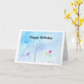 Gefeliciteerd, ham operator kaart (Gele Bloem)