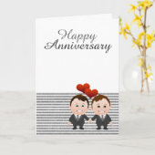 Gefeliciteerd, Happy Jubileum Gay ThGefeliciteerd Kaart (Gele Bloem)