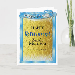 Gefeliciteerd, Happy Retirement Gold Card Aankondiging